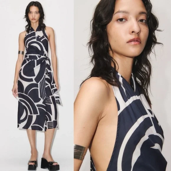 るーこさん Eco Kendall Printed High-Low Dress | Marciano